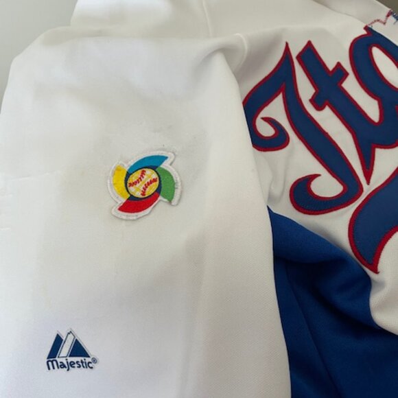 Baseball Sports Jersey – Italia  - Majestic - ’09 World Baseball Classic  NWT - Picture 6 of 7